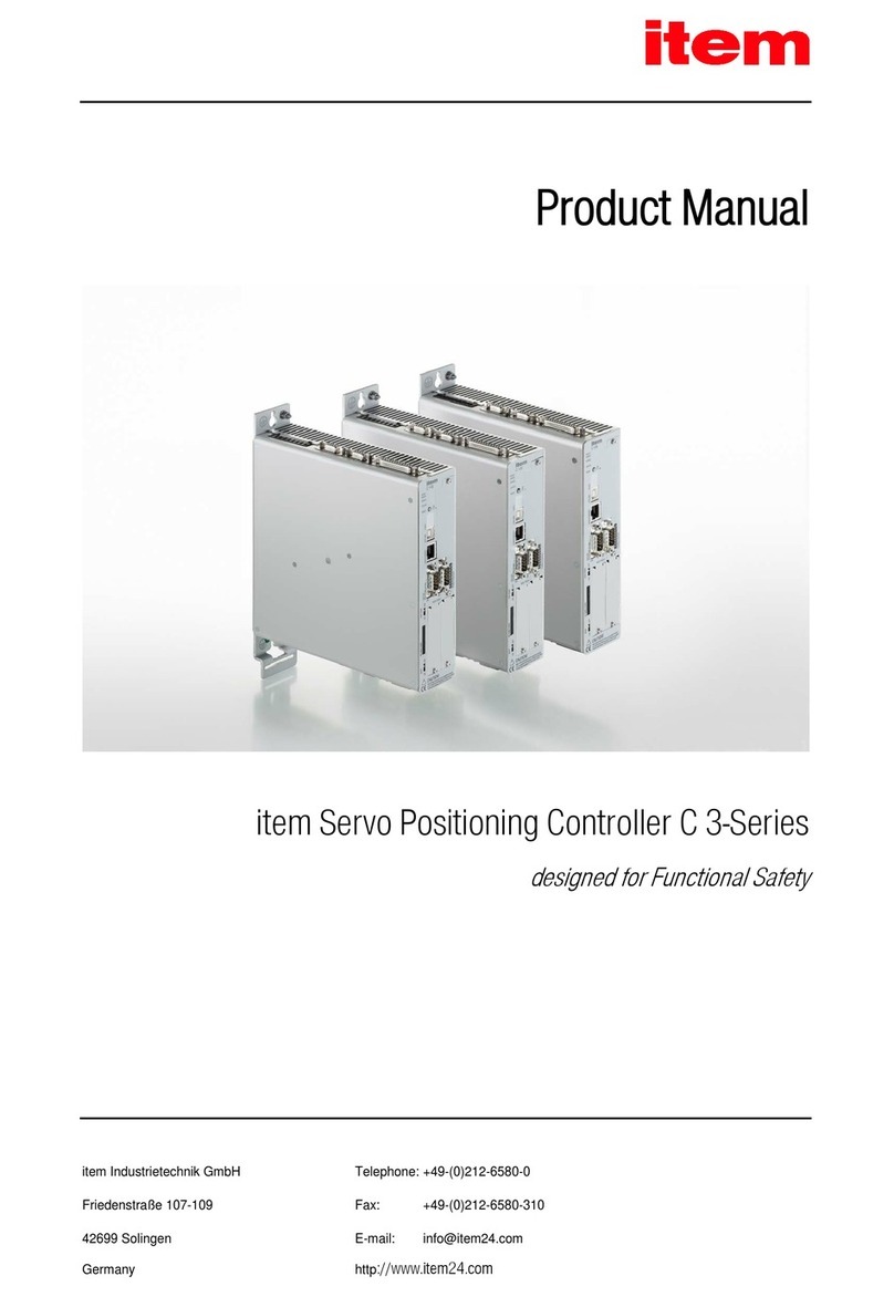 ITEM C 3-Series product manual