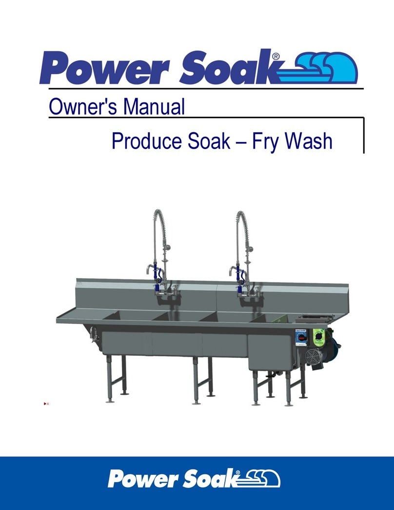 Power Soak Produce Soak owner's manual