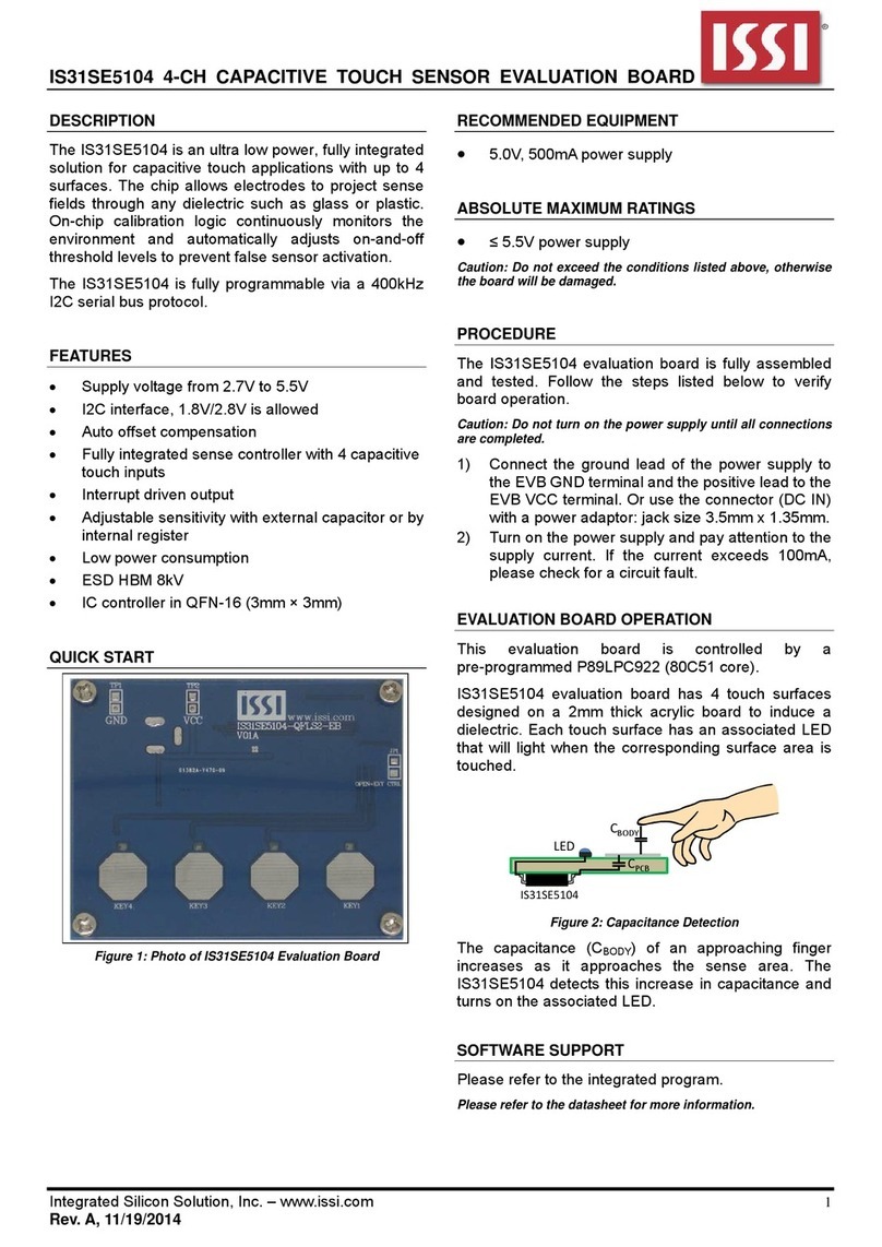 ISSI IS31SE5104 quick start guide