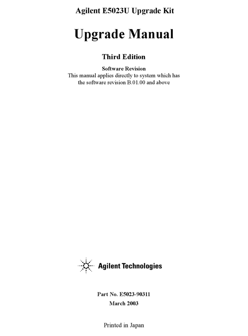 Agilent Technologies E5023U Quick start guide