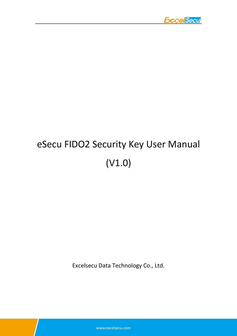 Excelsecu Data Technology Co., Ltd. eSecu FIDO2 user manual
