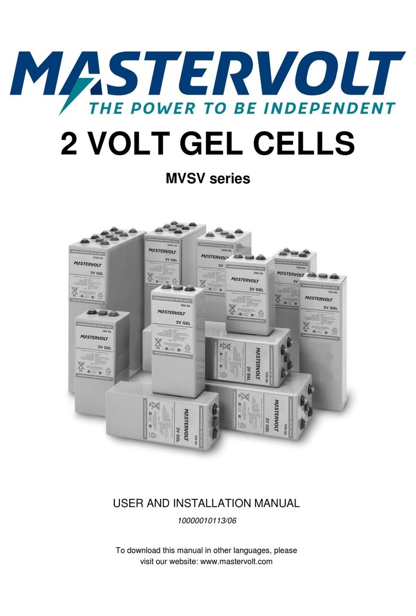 Mastervolt MVSV series Operating manual Mastervolt MVSV series Operating manual