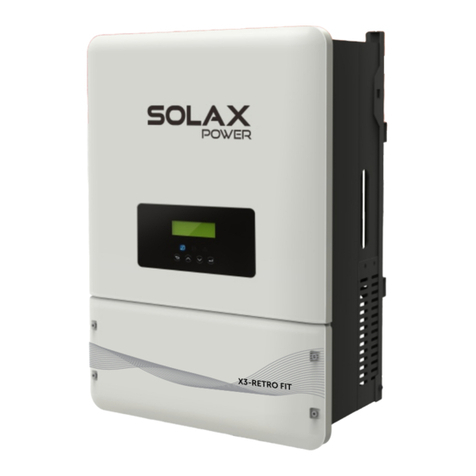 SolaX Power X3-Retro Fit Series User manual