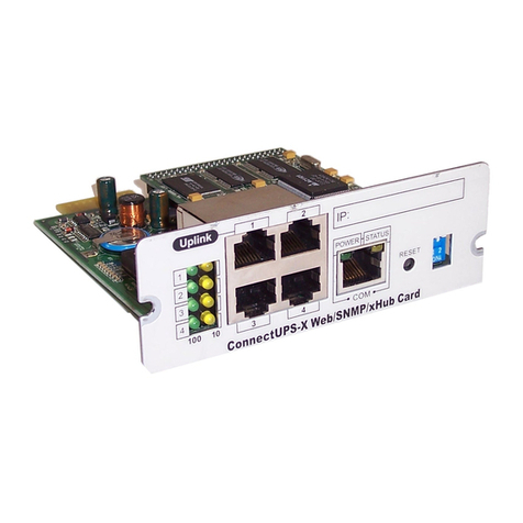 Eaton ConnectUPS Web/SNMP Card Programming manual