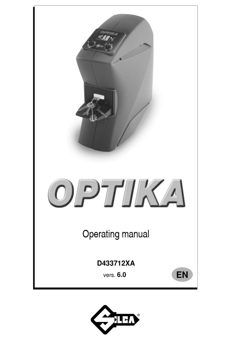 Silca Optika operating manual