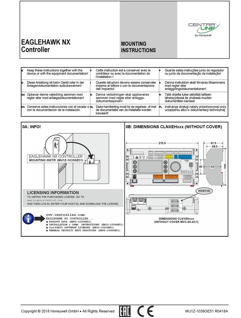 CentraLine EAGLEHAWK NX Mounting instructions
