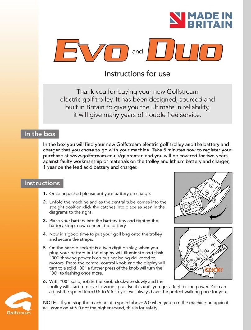 Golfstream Evo Instructions for use