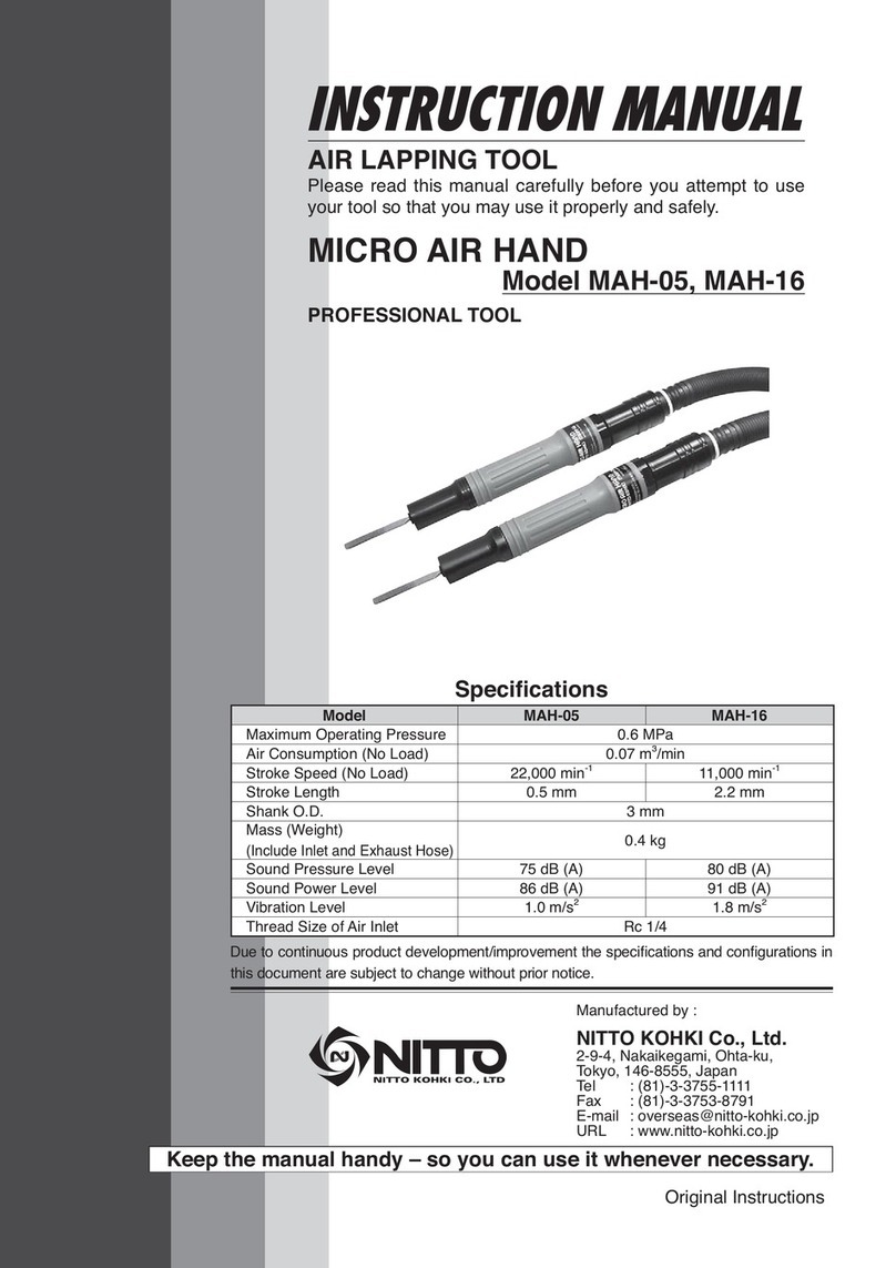 Nitto Kohki MAH-05 instruction manual