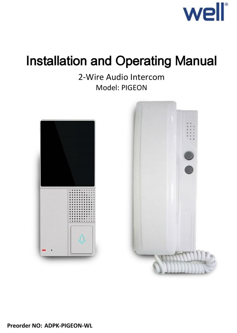 Well PIGEON Installation and operating manual