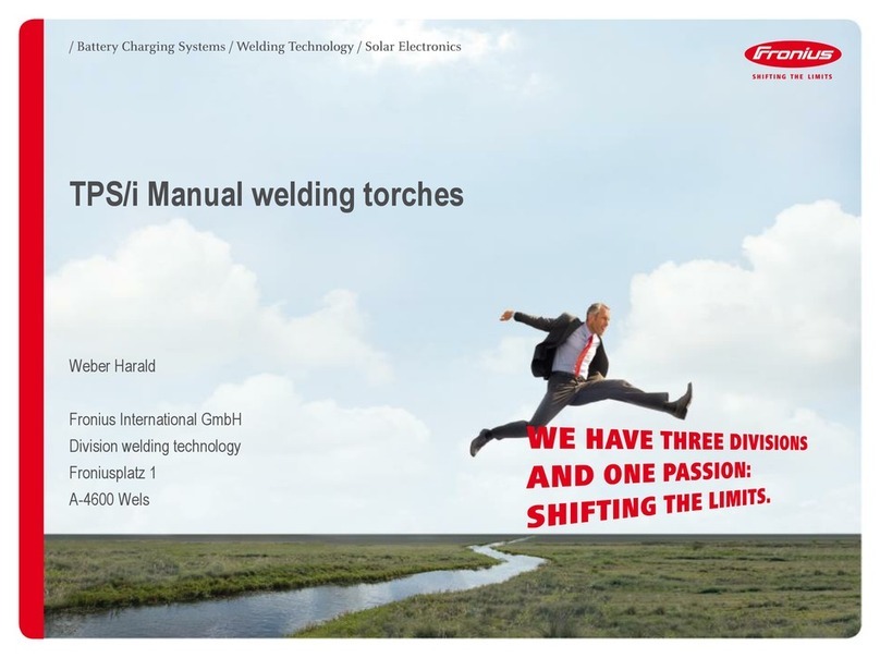 FRO­NIUS MTG 250i User manual