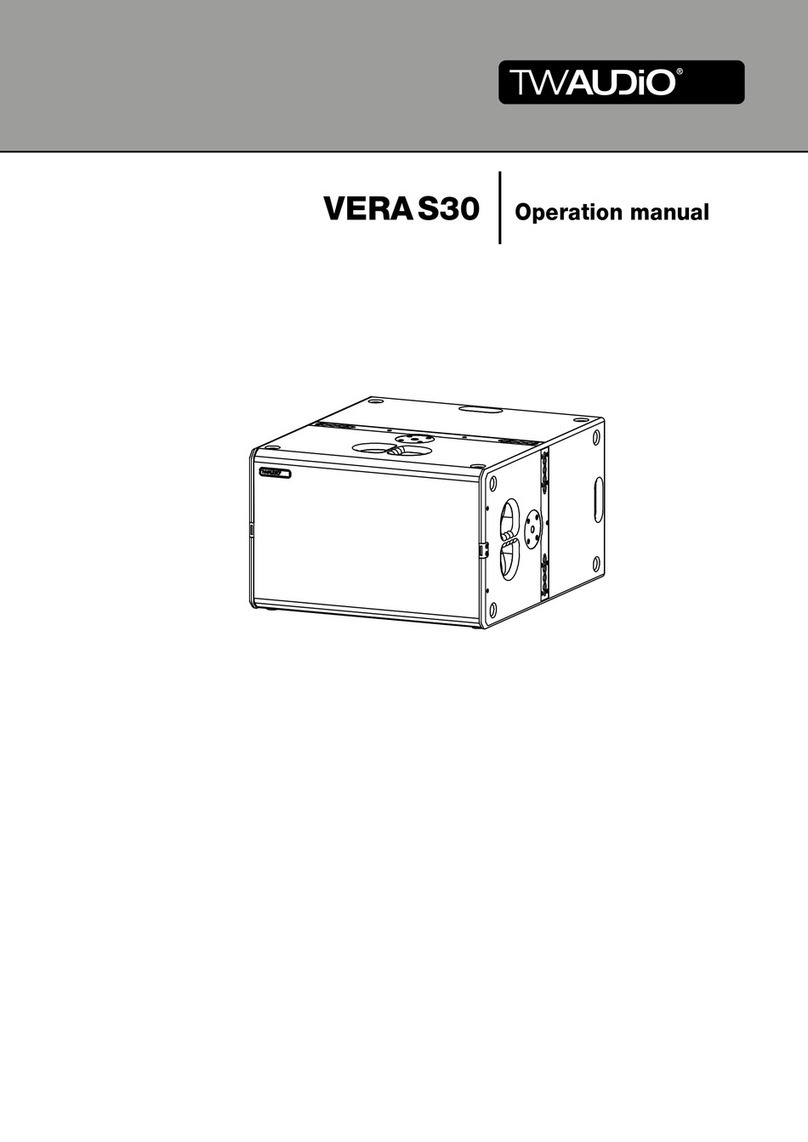 TW Audio VERAS30 Operation manual