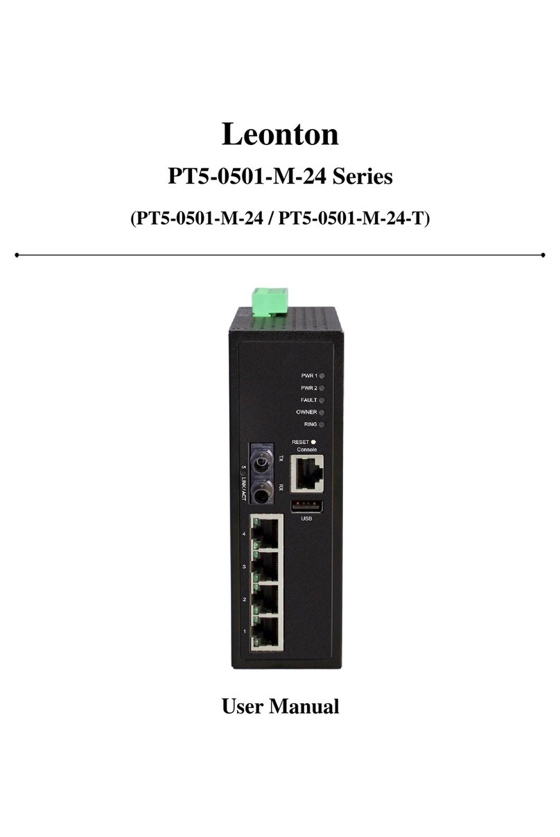 Leonton PT5-0501-M-24 Series user manual