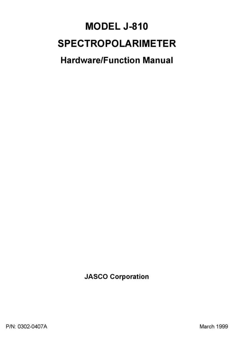 Jasco J-810 User manual