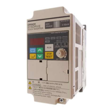 Omron SYSDRIVE 3G3JV User manual