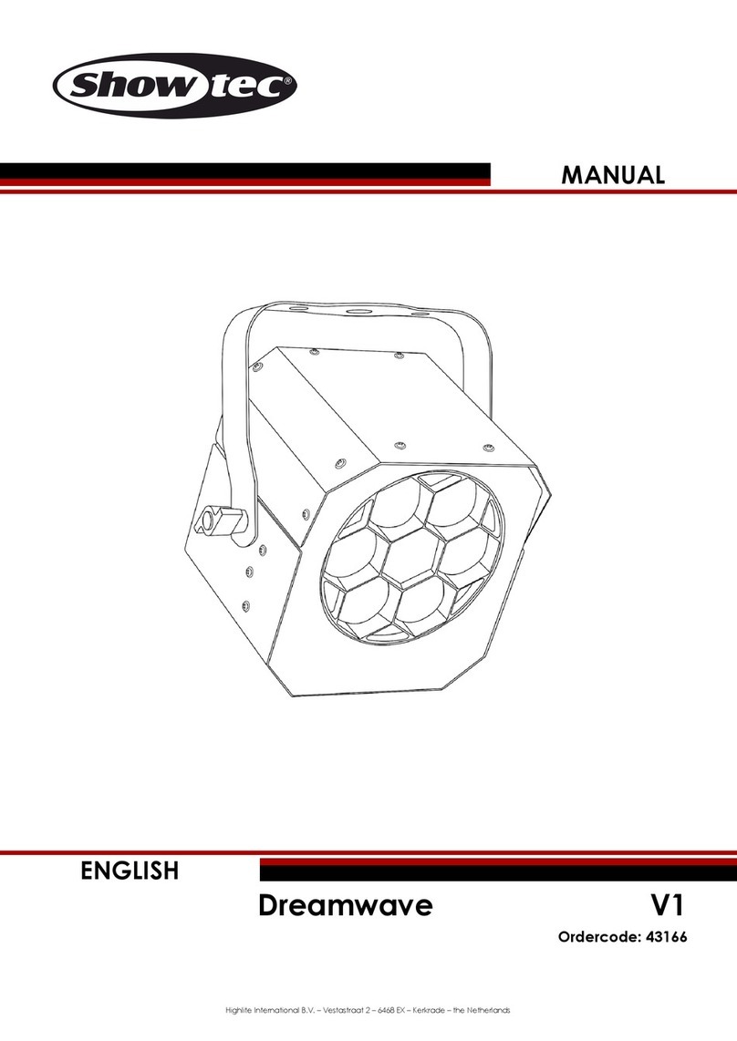 Show Tec Dreamwave V1 User manual
