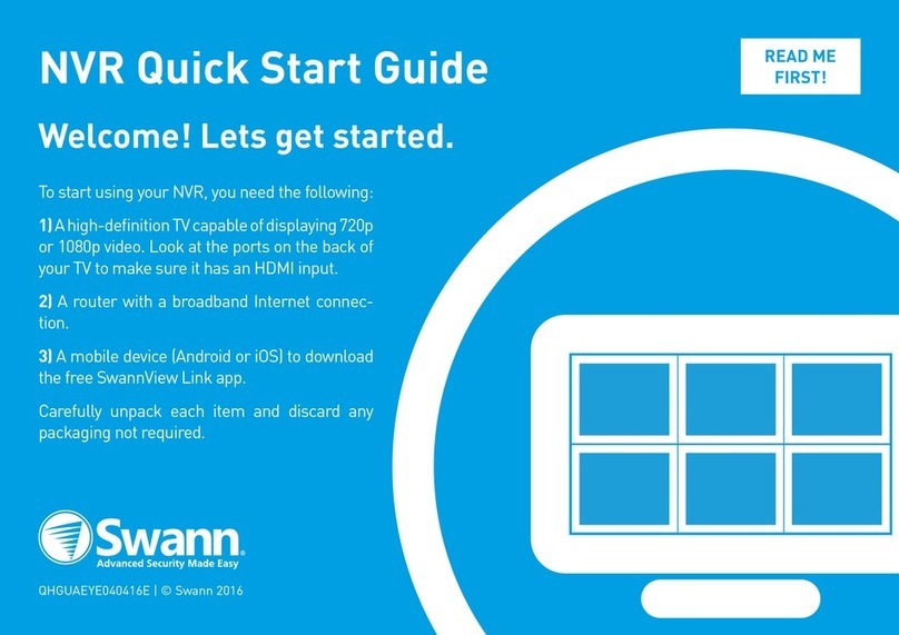 Swann NVR User manual Swann NVR User manual
