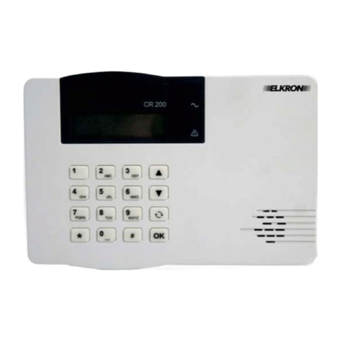 Elkron CR200 GPRS User, Installation, Programming Manual