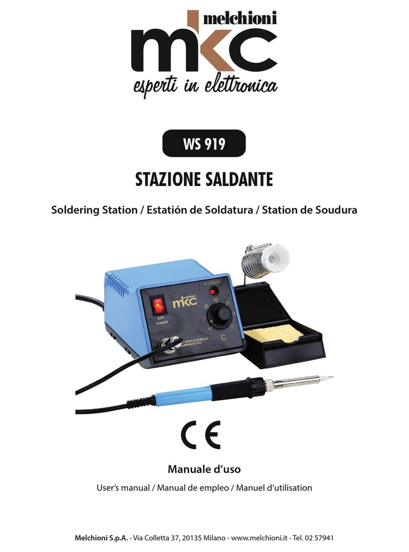 Melchioni mkc WS 919 User manual