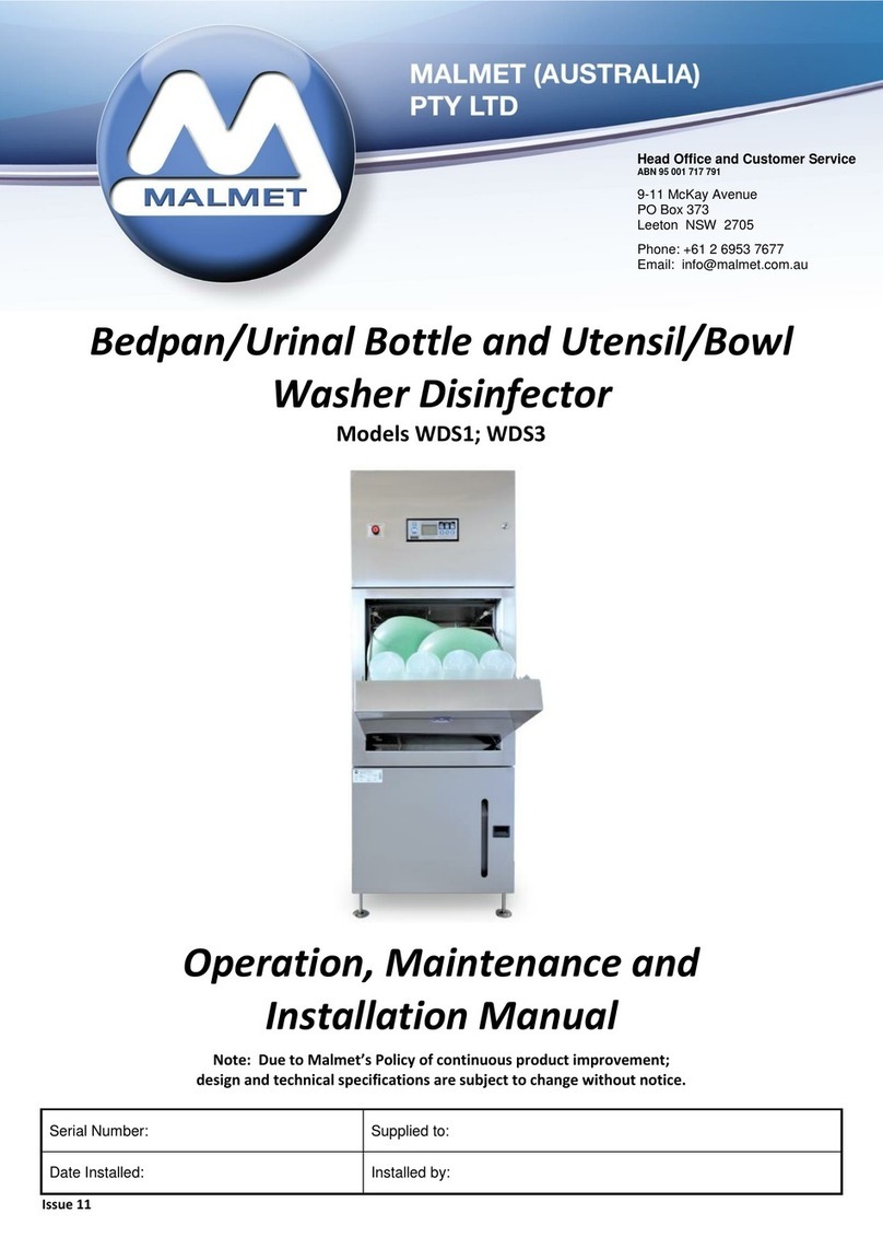 Malmet WDS Series Operation, maintenance and installation manual