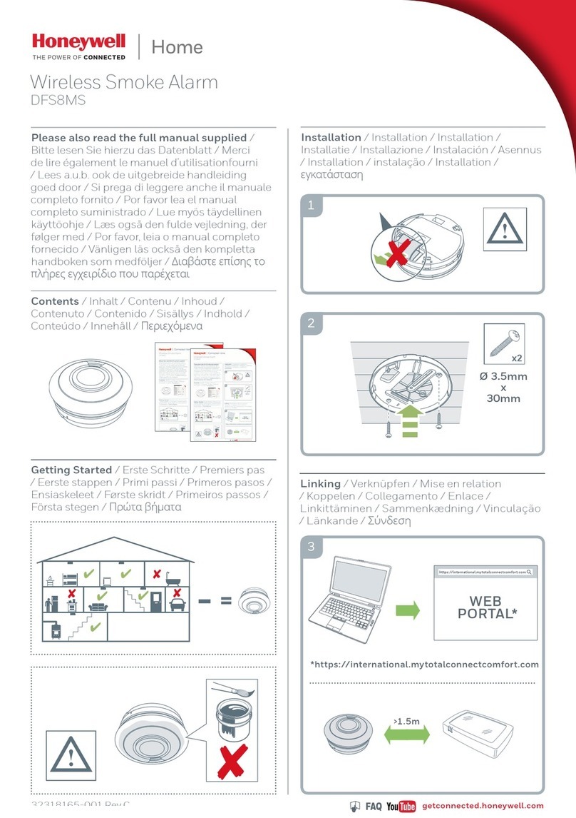 Honeywell DFS8MS User manual Honeywell DFS8MS User manual