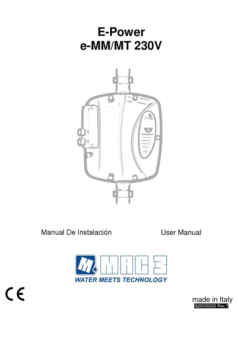MAC E-Power e-MM/MT user manual