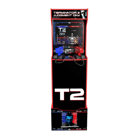 Midway TERMINATOR 2 JUDGMENT DAY Operation manual addendum Midway TERMINATOR 2 JUDGMENT DAY Operation manual addendum