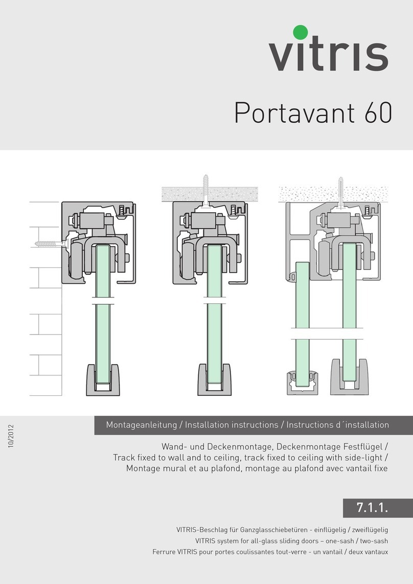 Vitris Portavant 60 installation instructions
