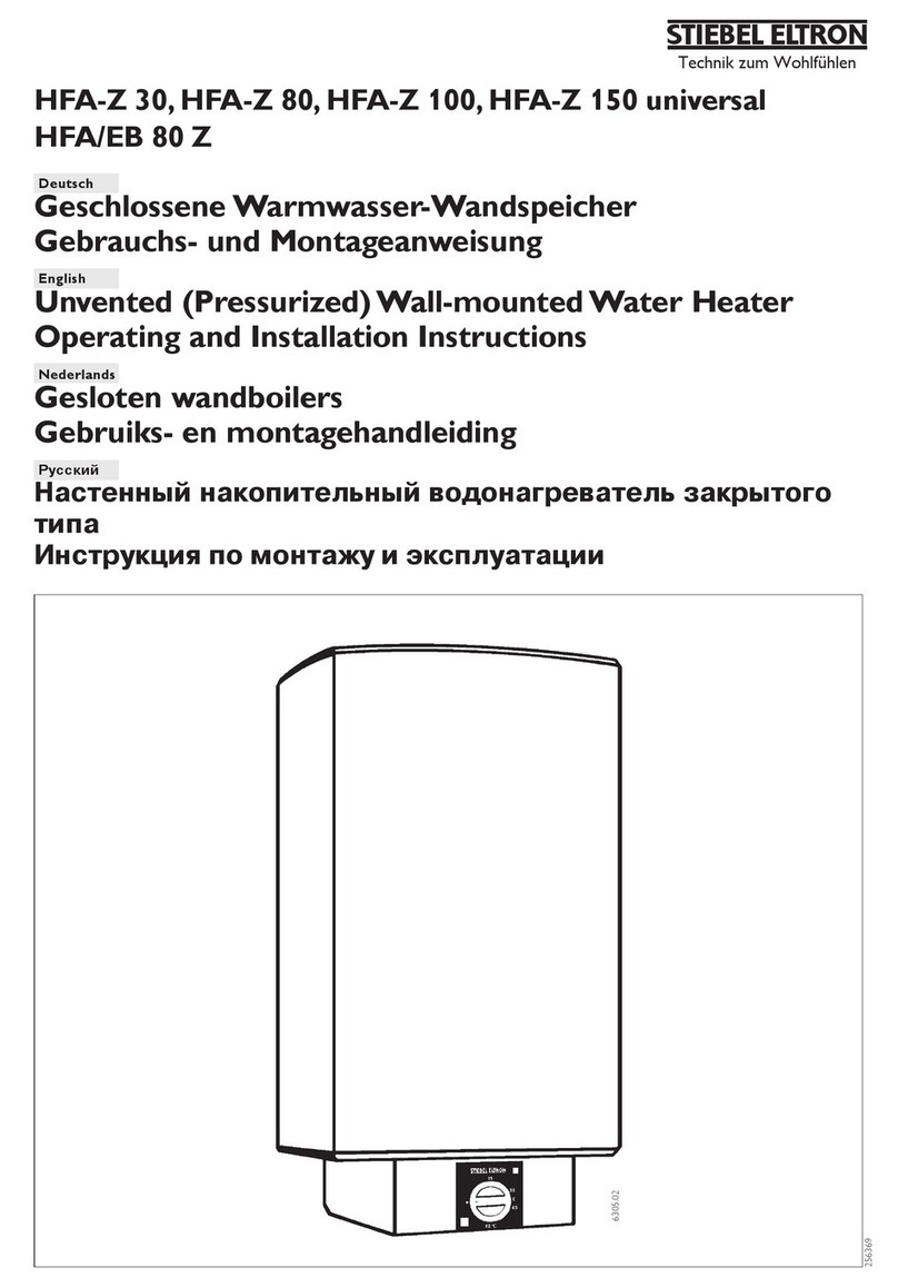 STIEBEL ELTRON HFA-Z 30 Universal User manual