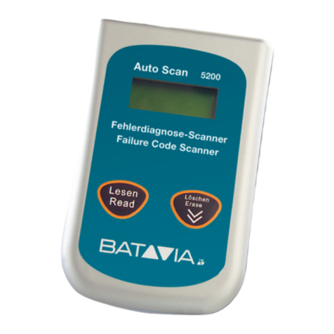 Batavia Auto Scan FDS-5200 instruction manual