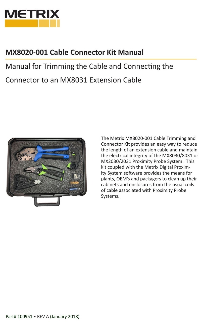 Metrix MX8020-001 manual