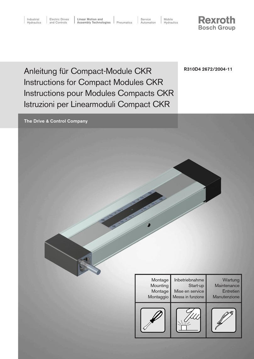 REXROTH CKR Series instruction manual