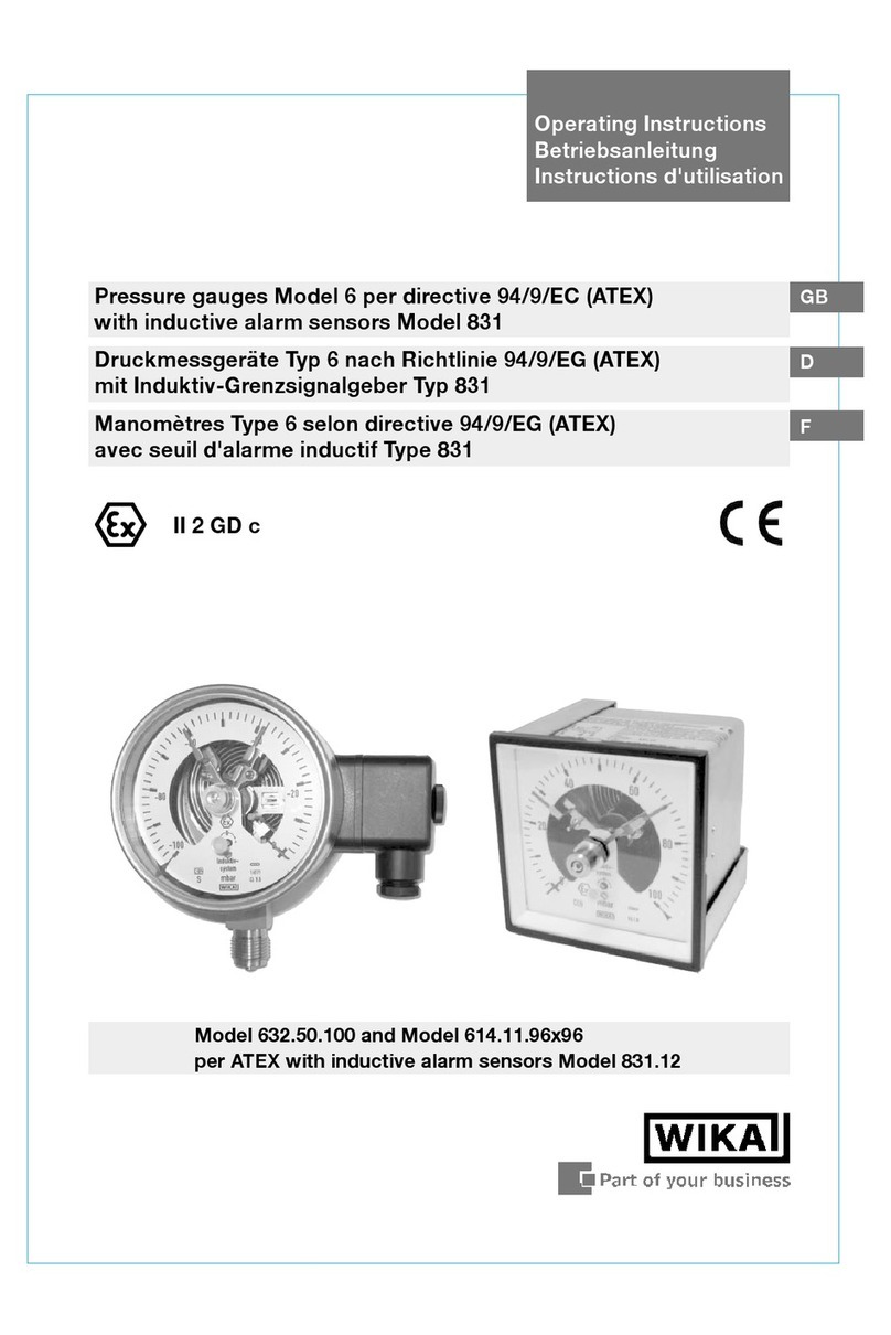 WIKA 632.50.100 User manual WIKA 632.50.100 User manual