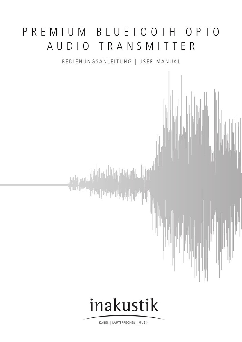 Inakustik PREMIUM BLUETOOTH OPTO user manual