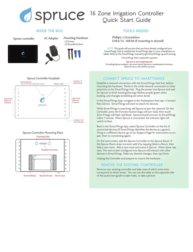 Spruce PS-SPRZ16-01 quick start guide