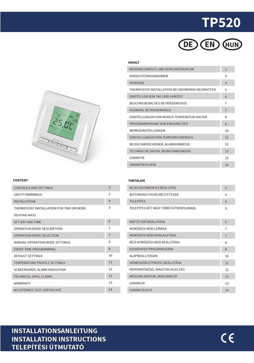 Warmon TP520 User manual