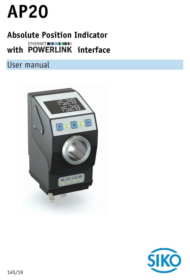 Siko AP20 User manual