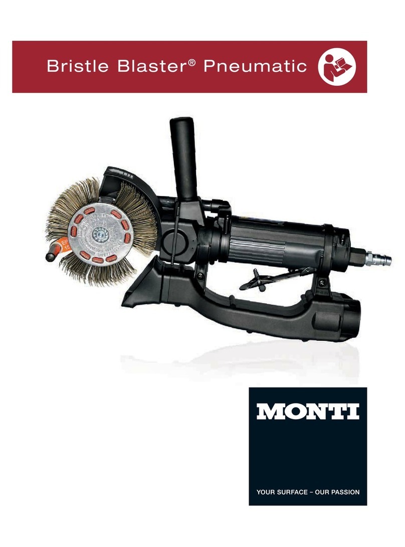 Monti Bristle Blaster Pneumatic User manual