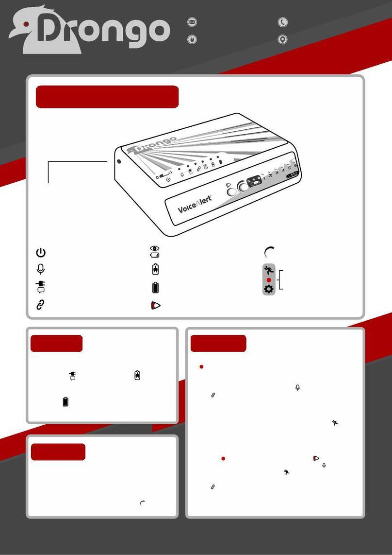 Drongo VoiceAlert instruction manual