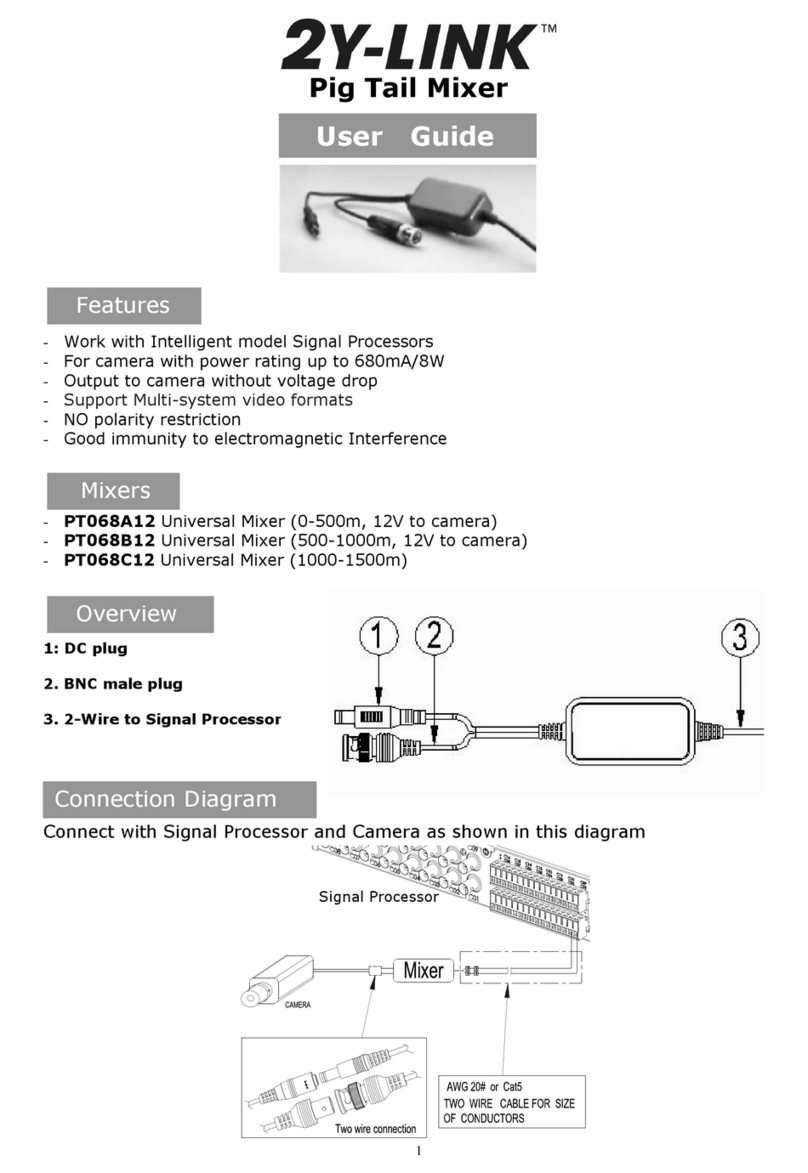 2Y-LINK PT068A12 User manual