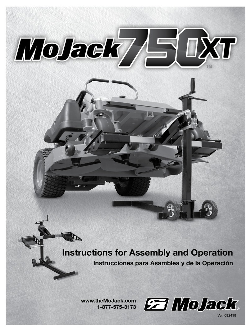 MoJack 750XT Instructions for assembly and operation