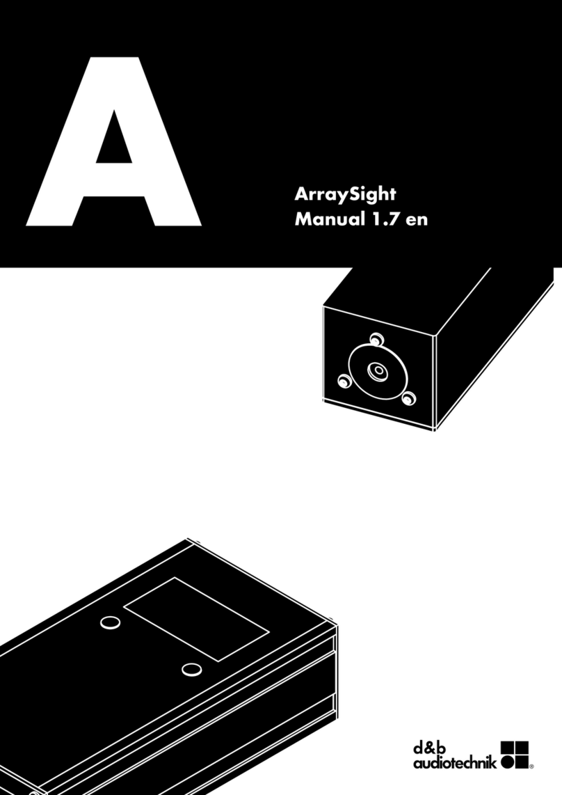 d & b audiotechnik ArraySight manual
