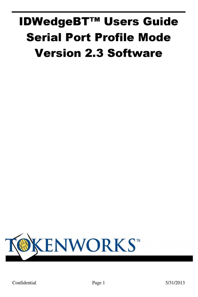 Tokenworks IDWedgeBT User manual