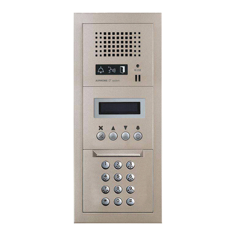 Aiphone GT SYSTEM Quick start installation guide