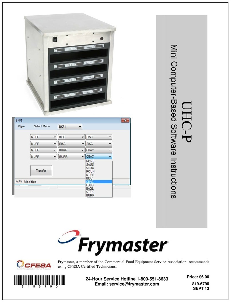 Frymaster UHC-P Based Software Instructions