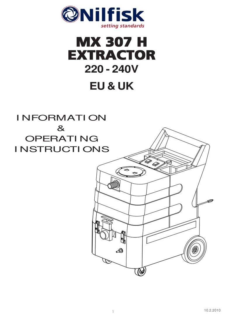 Nilfisk-Advance MX 307 H Information & operating instructions