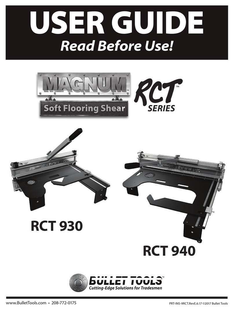 Bullet tools Magnum RCT Series User manual