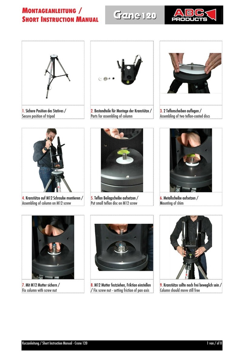 ABC-Products Crane 120 Short instruction manual
