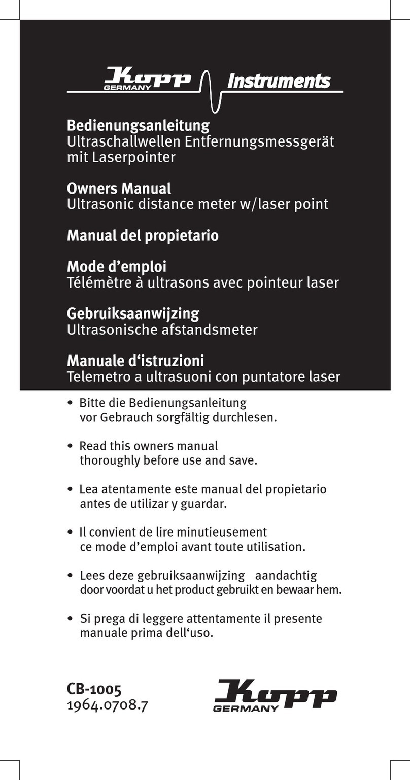 Kopp CB-1005 User manual