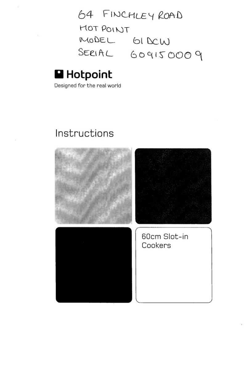 Hotpoint C368E instructions