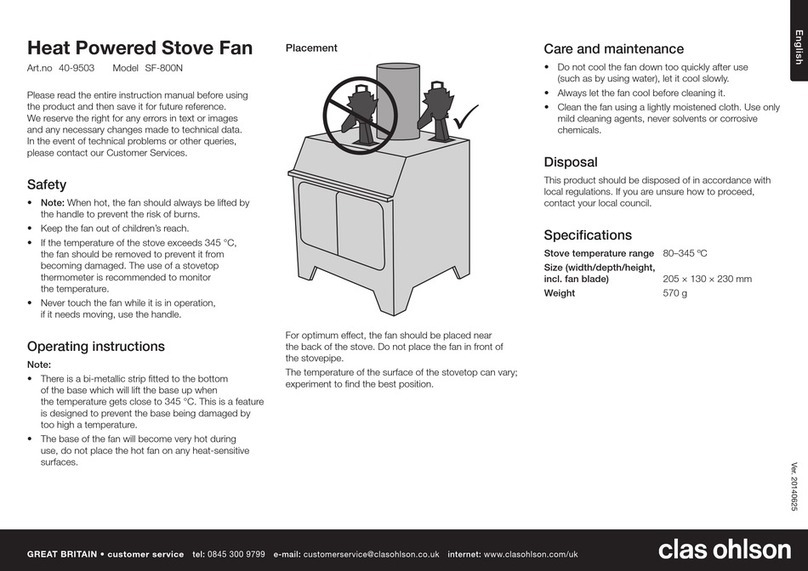 Clas Ohlson SF-800N Quick start manual